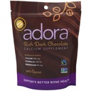 Adora Calcio Suplemento, Fairtrade Dark Chocolate, Single Pack - 30 ct