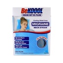 BeKOOOL Cooling Soft Gel Pillow - Reusable Cooling Relief from Migraines, Neck Strain and Fever - Hasta 6 Horas de enfriamiento, Listo para usar, permanece suave cuando congelado