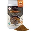 Naturealm Sagrado 7 Suplemento de Setas Orgánicas – 100% Afrutado Corporal Extracto Polvo con León Mane, Reishi, Chaga &amp; Más viv Nootropic &amp; Immune Soporte para Café, Té, Smoothies – 60 Actuaciones