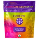 Árbol púrpura Ecológico Electrolito Hydration Packets, Cero Azúcar, Salinas del Mar, Daily IV Hydrate Packs for Rapid Rehydration Relief - Water Drink Mix, Variety Pack, 15 Unidades