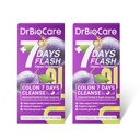 DrBioCare Colon 7 Days Cleanse, 7 Days Flash, Colon Cleanse, Detox &amp; Digestive Support, Prune Flavor - 14 Packs