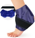 Agarre de hielo de tobillo para hincharse, paquete de hielo para lesiones de tobillo Reutilizable, terapia de compresión fría para el alivio de la dolor de pies, agarre de hielo de tobillo para esguinces, aquiles, tendonitis, plantar Fasciitis azul