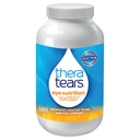 TheraTears Omega 3 Suplemento para el cuidado de los ojos, 1200 mg de aceite de pescado y aceite de linaza orgánica con vitamina E, 180 Con