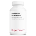 Supersmart - Bicarbonato de Potasio 5400 mg por día (High Dose) - Electrolyte Mineral - Acid-Base Balance pH - Heart, Muscle & Nerve Health ← Non-GMO & Gluten Free - 120 Vegetarian Capsules