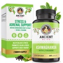 Antigua Bliss Ashwagandha con L-Theanine " Black Pepper Extract Capsules, Energy " Natural Mood Support Suplemento, Focus Supplement for Adults