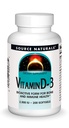 Fuente Naturals Vitamina D-3 2000 iu Soporta Bone & Immune Health - 200 Softgels