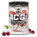 PMD Sports ACG3 Fully Charged - Electrifying Pre Workout Powder - High Energy &amp; Pump Pre Workout para Hombres y Mujeres para Maximizar Focus, Endurance & Performance - Cherry Slush (30-60 Servings)
