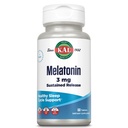 KAL Melatonin 3mg Sostenida liberación Ayuda al sueño, suplemento de melatonina Apoyo Relajación saludable, una sensación de calma y un ciclo de sueño adecuado, w / vitamina Agregada B6, Vegan, Gluten libre 60 serv, 60 tabletas