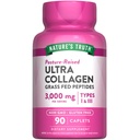La verdad de la naturaleza Collagen Peptides ← 90 Caplets Silencio Tipo 1 y 3 con Vitamina C  durable Grass Fed, Non-GMO & Gluten Free Supplement