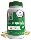 Salud Thru Nutrición Ashwagandha 500mg KSM­66® 90 cápsulas ¦ Estrés, Mood, Focus, " Energy ¦ Clinically Provened and Organic Root-Only Whitania Somnifera Extract ¦ Non-GMO, Gluten &amp; Soy Free