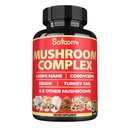 Satoomi 90 Capsules - 10in1 Turquía Tail Suplemento con Lions Mane, Turquía Tail Mushroom, Reishi Mushroom &amp; Otros - por 90 días