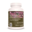 Remedy’s Nutrition Echinacea & Goldenseal  1,000mg, 60 Vegan Capsules Herbal Suplemento dietético  Two Month Supply