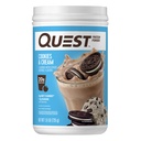 Quest Nutrition Cookies " Cream Protein Powder, 20g Protein, 1g Sugar, Low Carb, Gluten Free, 1.6 Libra, 24 Servimientos