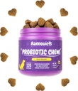 Probióticos para Perros, Probióticos de Dog y Enzimas Digestivos, Salud y Apoyo Inmunitario. Alivia el estreñimiento, el mal aliento, la flatulencia y el estómago. Veterinario Desarrollado,120 Chews, Pato Flavor.