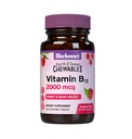 BlueBonnet Nutrition Earth Sweet Vitamin B12 2000 mcg Chewable Tablets, Soy-Free, Kosher Certified, Dairy-Free, Vegan, Raspberry Flavored, 90 Chewable Tablets, 90 Servings