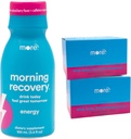 Recuperación de la mañana, electrolito con energía, leche bebe proprio fórmula para hidratar mientras bebe para la recuperación de la mañana, DHM líquido altamente fluido, Berry, paquete de 24