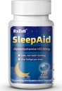 Ayuda para dormir, Diphenhydramine 50mg, Easy-to-Swallow Softgels, apoya el sueño más profundo y reparador de hábitos (220 condes)