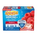 Emergen-C Immune+ Triple Action Immune Support Powder, BetaVia (R), 1000mg Vitamina C, B Vitaminas, Vitamina D y Antioxidantes, Raspberry, Volver a Esenciales Escolares – 30 Cuenta
