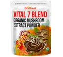 Ellie's Best 7 Mushroom Powder Extract Blend Suplemento - Organic Reishi, Lion's Mane, Chaga, Turquía Tail, Cordyceps, Maitake & Shiitake - Double Extracted - 16oz / 456 Servings...