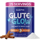 Glute Y Glow por Amatemas – La Creatina de las Mujeres + Suplemento de Biotina para el Crecimiento del Musculo, Apoyo al Glute, Esquí de Pelo &amp; uñas – Horchata Flavor – Apoyo energético – Lean Muscle – Daily Performance Blend