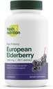 Elderberry Immune Support – ADN más fuerte Verificado 1800mg Sambucus Black Elderberry – Fácil de Swallow Elderberry Capsule - Powerful Booster - Gluten Free, Soy Free, Non GMO, Vegan Safe