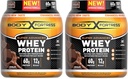 Fortaleza Corporal Super Advanced Whey Protein Powder, Gluten Free, Chocolate Flavor, 2 libras, Pack de 2