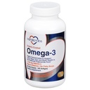 Omega-3 Suplementos de aceite de pescado, forma de triglicéridos, 1100 mg Total Omega-3 Ácidos grasos, no al aire y libre de gluten, Softgeles de color Enterico especial para no Burps de pescado - 180 Conde