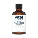 Nutrientes vitales - Aceite de Pez Ultra Puro 2600 (Grado Pharmaceutico) - Hi-Potency Aceite de Pez Líquido de Mar Profundo, Apoyo Cardiovascular, Sabor de limón natural - 8 Fl Oz por Botella