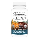 Host Defense CordyChi Capsules - Energy &amp; Immune Support Supplement - Cordyceps & Reishi Mushroom Supplement for Relaxation &amp; Respiratory Support - Aids Against Tiredness - 60 Capsules (30 Servings)*