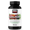 Factor de fuerza Collagen Boosting Superfoods, Vegan Collagen Booster con ácido hialurónico, biotina, bambú, ácidos aminoácidos " Vitaminas para el cabello, la piel y uñas, refuerzo y suplemento de piel, 60 cápsulas
