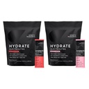 Estudios Deportivos Hydrate Electrolytes Dinámica Duo - Libre de azúcar &amp; naturalmente saboreado con vitaminas, minerales y agua de coco - 32 paquetes de hidratación de granada de cereza