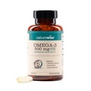 NatureWise Omega 3 Fish Oil - 500 mg por Pill - EPA & DHA - Immune Support, Brain &amp; Optimal Wellness - Gluten and Soy Free, Non-GMO - 60 Softgels[2-Month Supply]