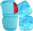 Comfytemp Agarre de hielo de gran rodilla con 2 Gel Soft Cold Pack, Reutilizable Compresión Arroz de rodilla para Meniscus Tear, Alivio de Dolor Conjunto, Artritis, ACL, Después de la cirugía Obtenga buenos regalos, Hombres Mujeres Engranaje