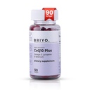 Briyo CoQ10 100 mg Suplemento con Omega 3 EPA DHA, Lycopene y Selenium – para la salud del corazón, el apoyo energético, la protección antioxidante, el envejecimiento saludable – una vez Daily Softgels, 90 cuenta