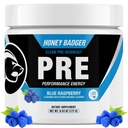 Miel Badger Pre Workout Powder, Keto Vegan Preworkout for Men &amp; Women, Beta Alanine &amp; Caffeine, Sugar Free Natural Energy Supplement, Blue Raspberry, 30 Servings