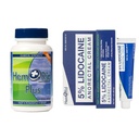 HemRid Plus &amp; Lidocaine Cream Bundle: Atención integral para el trastorno hemorroide, elaborado en los EE.UU.