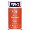 GoGo Energy Supplement: Natural Energy Boost, Cortisol Regulation, Focus Support, Herbal Alternative for Men &amp; Women
