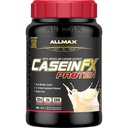 ALLMAX Casein-FX Protein, Vainilla - 2 lb - 25 gramos de proteína de liberación lenta por Scoop - Bajo Carb & Zero Añadido Azúcar - Aproximadamente 27 piezas