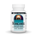 Fuente Naturales Manganese, Amino Acid Chelate - Apoyo a la producción de energía - 250 Tablets