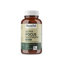 Alpha Focus Nootropic - Memoria y Focus Brain Booster Suplemento con Choline, Citicoline, GPC, L-Tyrosine, Bacopa Monnieri, DMAE, Gingko Biloba, Lion's Mane, Niacinamide - 60 cápsulas