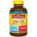 Nature Made Burp Less Fish Oil Omega 3 Suplementos, 1000mg Softgels, Omega 3 Suplementos de aceite de pescado para el corazón saludable, 150 Softgels, 75 Day Supply