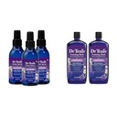 Dr Teal's Sleep Spray con Melatonin " Essential Oil Blend, 6 fl oz " Foaming Bath with Pure Epsom Salt, Sleep Blend with Melatonin, Lavender " Chamomile Essential Oils, 34 fl oz