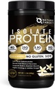 NATURE TARGET Isolate Whey Protein Powder Vanilla, 25g Protein Low Carb Sugar-Free &amp; Gluten-Free, 5.5g BCAAs, Rich in Fibers & Minerals, 1.1 Libra, 16 Servimientos