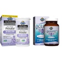 Jardín de la vida - Dr. Probióticos Fórmidos Una vez Prenatal diario &amp; Oceans Mom Prenatal Fish Oil DHA, Omega 3 Fish Oil Suplemento