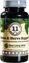 Silver Lining Herbs 11 Canine Brain &amp; Nerve Support - Natural Product Helps Maintain Nervous System, Brain, & Spinal Cord - Herbal Supplement Helps Maintain Happiness & Good Disposition - 90 Capsules