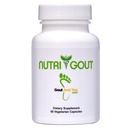 NutriGout Uric Acid Cleanse Supplement w/Turmeric, Celery Seed, Bromelain, Milk Thistle, Dandelion and Chanca Piedra, 60 cápsulas vegetarianas de 500 mg cada una