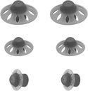 6Packs-Starkey Hearing Aid Domes Open Oticon Hearing Aid Domes Small Medium Large 3 Sizes Compatible with Phonak Marvel & Paradise RIC BTE Models SDS 4.0-Black