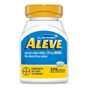 Alivio de Dolor de Aleve &amp; Reductor de Fiebre Naproxen Sodium Caplets, Alivio del Dolor Corporal, 270 Conde