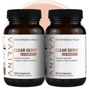 Píldoras de acné de 2 patas con zinc para adultos, píldora de acné para acné hormonal, píldoras de zinc para el tratamiento del acné, probióticos para acné, suplementos de zinc para acné adulto - Anirva Derm claro con probióticos