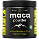 Ecológico Maca Powder - Peruano Grown Maca Blend con Amarillo, Negro &amp; Red Roots - Gelatinized for Superior Bioavailability - Natural, Vegan & Non-GMO, 8oz